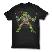 Load image into Gallery viewer, Top Men's T-shirt Trendy Creative Graphic Top Ninja Turtle Printed crew neck short sleeve casual T-shirt